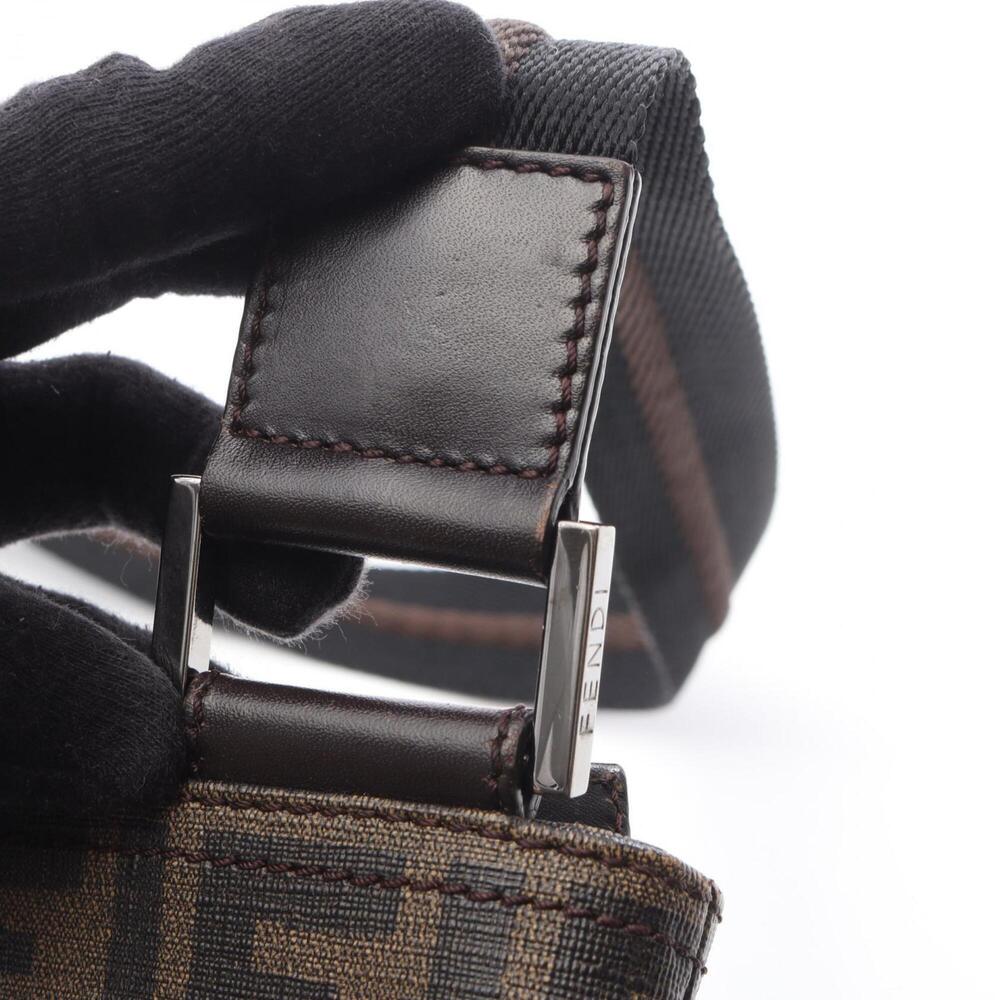 Fendi Zucca Shoulder Bag/Handbag, Coated Canvas Leather, Men's/Women's, Brown - Picture 7 of 9